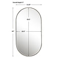thumbnail image 6 of 09914-Uttermost-Lago - Oval Mirror-40 Inches Tall and 21.25 Inches Wide, 6 of 6