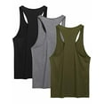 thumbnail image 6 of COOFANDY Men's 3 Pack Tank Tops Cotton Performance Sleeveless Casual Classic T Shirts, 6 of 7