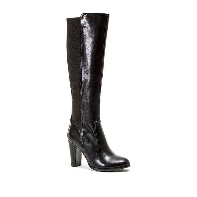 Tall boots deals with stretch back