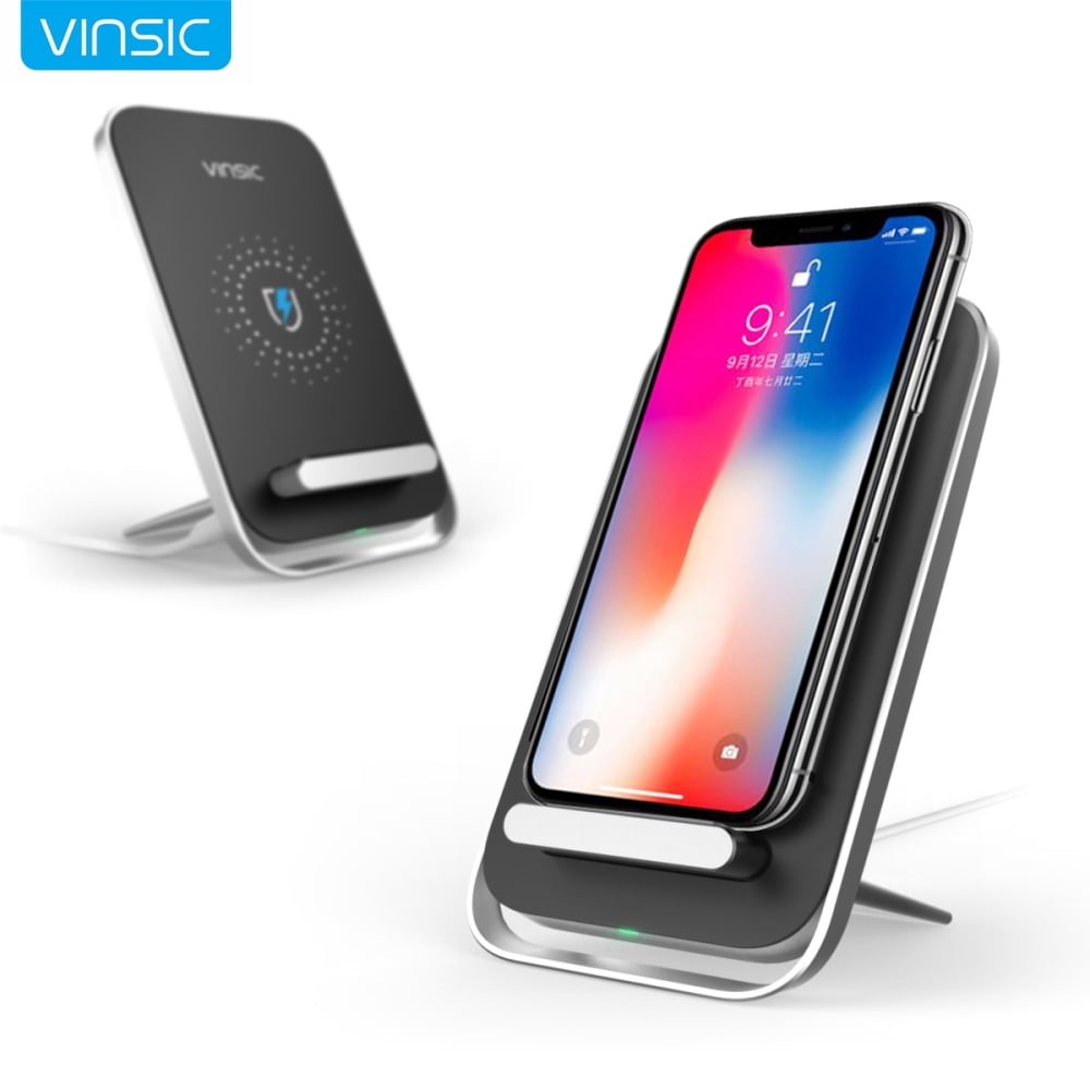 Vinsic Intellective 3 Coils Qi Wireless Charger Charging Pad for iPhone