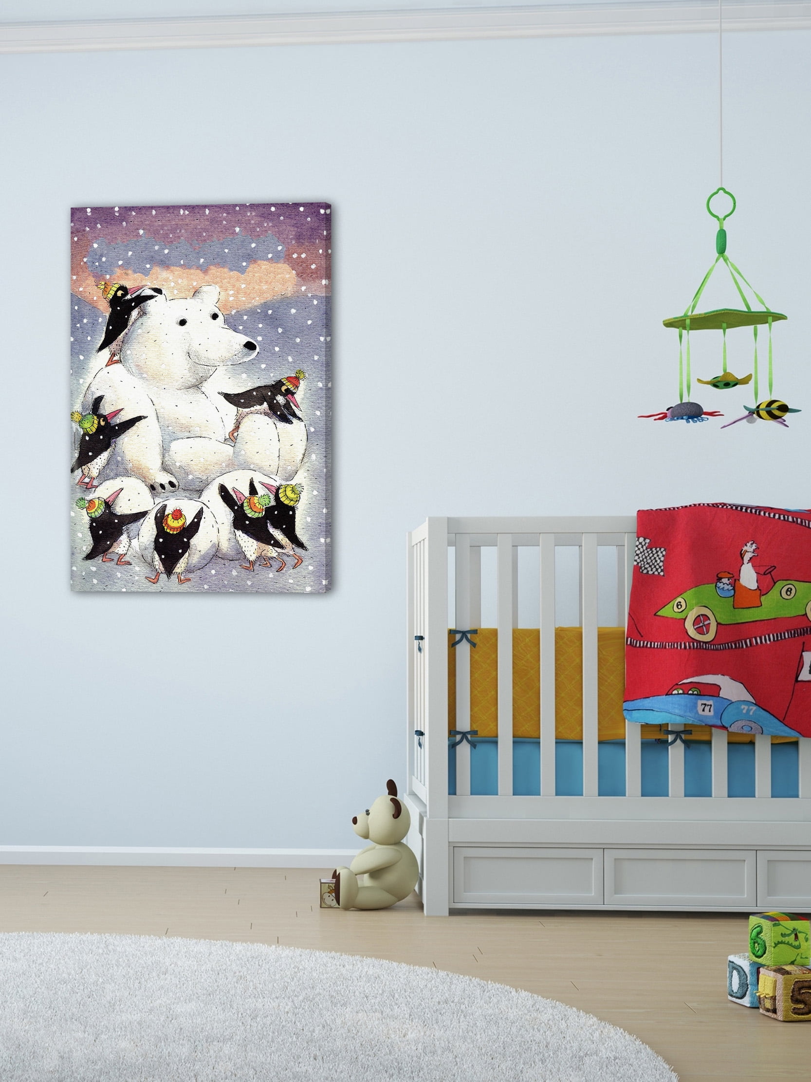 "Polar Friends" Painting Print on Canvas