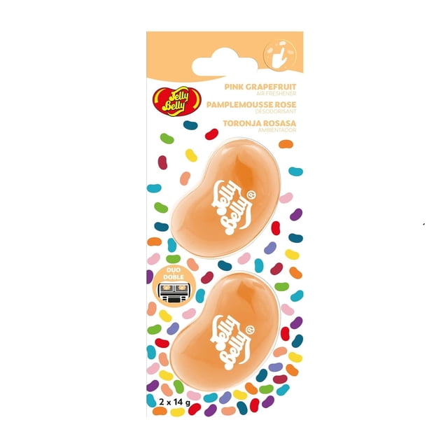 Ambientador para ventilación de coche, aroma a pomelo rosa Jelly Belly