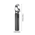 thumbnail image 3 of Aufmer Multi Purpose Household Ice Cream Spoon Smooth Curved Design Comfortable Hand Feel For Daily Kitchen Fruit Dessert Digging Taking Usage, 3 of 6