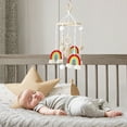 thumbnail image 5 of Infant Crib Mobile Under $5! Yannianjz Infant Crib Mobile, Rainbow and Star Ceiling Hanging Mobile for Nursery, Wooden Sensory Toy forbabies, Nursery Room Decoration, Colorful Mobile for Crib, 5 of 5