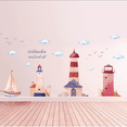 thumbnail image 1 of Vinil Infantil Decorativo Adherible Niños Faro Barco Niña H&Jess Vinil Decorativo, 1 of 2