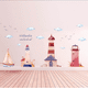 thumbnail image 1 of Vinil Infantil Decorativo Adherible Niños Faro Barco Niña H&Jess Vinil Decorativo, 1 of 2