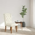 thumbnail image 2 of OSP Home Furnishings Jessica Tufted Wing Chair in Linen Fabric, 2 of 9