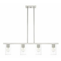 4 Light Chandelier in Modern Style 4.5 inches Wide By 14.75 inches High Bailey Street Home 218-Bel-4188864