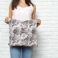 thumbnail image 2 of Spring Floral Pillow Covers 26x26 Inch Decorative Throw Pillow Cover, Retro Country Flowers Leaves Botanical Gray Sofa Pillowcases Accent Cushion Case Home Decor Bedroom Living Room, 2 of 6