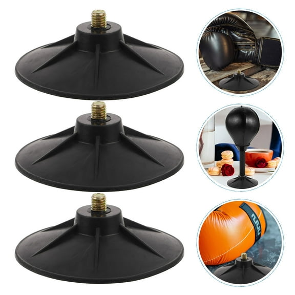 LEORX 6Pcs Black Iron Heavy Bag Stand for Versatile Training