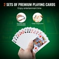 thumbnail image 4 of KFFKFF Poker Ensemble, 500-Unit Poker Collection, Comprehensive Poker Gaming Kit with Aluminum Transport Box, 11.5 Gram Casino Tokens, Cards, Buttons and Cubes, 4 of 9
