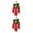 thumbnail image 1 of kurtrusly 122pack/lot Elegant Artificial Flower With Realistic Appearance - Low Maintenance Long-lasting red 2Set, 1 of 6