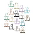 thumbnail image 1 of Hollow Binder Clips, Multi-Color Binder Clips, Durable Simple For Office Travel Living Room Kitchen L,M,S, 1 of 8