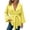 c01Yellow, variant on LNWUY Womens Belted Wrap Sweater Cardigan, Oversized V Neck Knit Coat, Solid Color Open Front Fall Winter Jacket Outerwear Pink Free Size