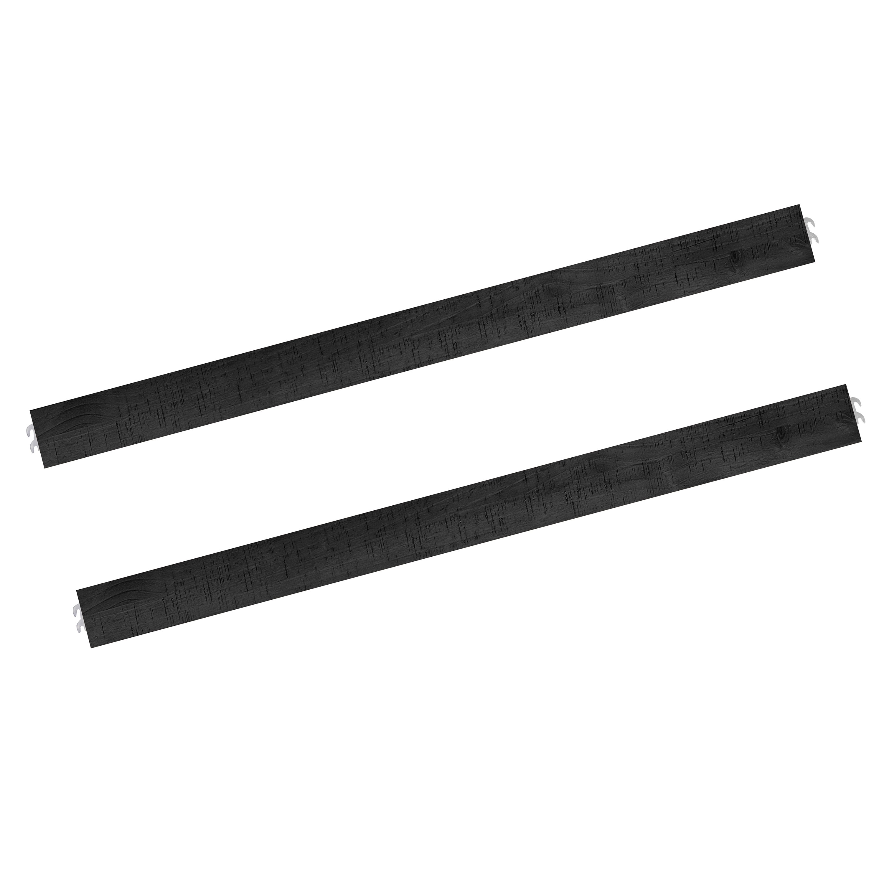 Evolur Convertible Crib Wooden Full Size Bed Rail In Onyx Black