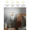 thumbnail image 4 of Christmas Night Lights Auto Sensor Gnomes Plug-in LED Nightlights Dusk to Dawn for Living Room, Bedroom, Bathroom, Hallway, Stairways Wall Decor, Christmas Balls Berry Snowflake Linen Night Light, 4 of 9
