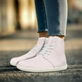 thumbnail image 5 of FUIALDOLG Women's Wide Hi-top Minimalist Barefoot Sneakers Zero Drop Sole Cushioned Ankle Support, 5 of 7