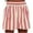 Khaki, variant on Lenpel Women's Boxer Shorts Striped Elastic High Waisted Wide Leg Lounge Shorts Summer Casual Shorts with Pockets