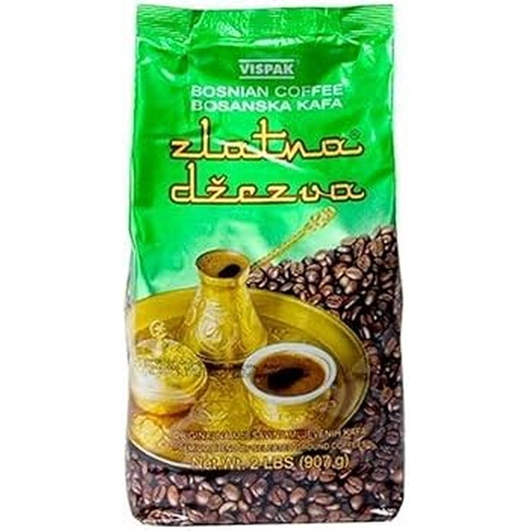 Krinos Vispak Zlatna Dzezva Ground Coffee, 907g - Walmart.com