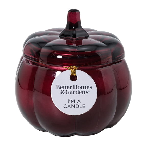 Better Homes & Gardens Sandalwood Harvest Scented 1-Wick 5 oz Pumpkin Jar Candle