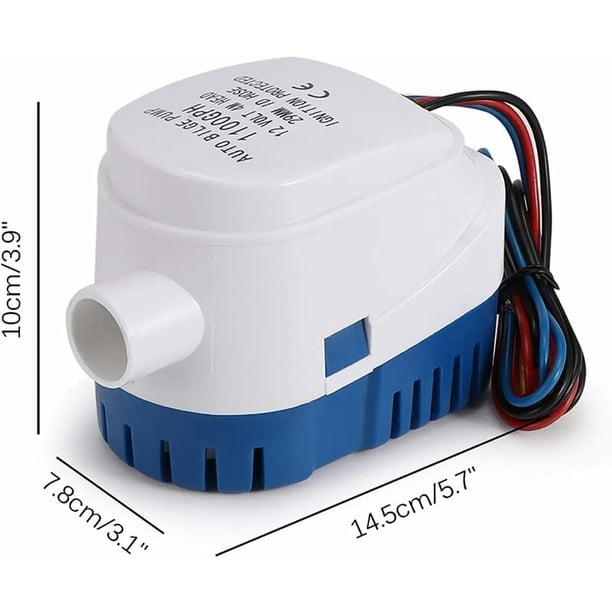 Pompe De Cale Automatique 1100 GPH 12V – Flotteur Intégré, Anti-blocage, Inoxydable, Pour Bateaux, Piscines Et étangs