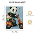 thumbnail image 2 of Nawypu Funny Baby Panda Wall Art：Cute Animal Painting Prints on Canvas for Children's room,Bedroom,Living room,Kitchen,Bathroom Decor, 2 of 5