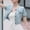 Blue_Z, variant on Women's Lightweight Versatile Short Sleeved Round Neck Denim Jacket, Denim Top, Womens Tops, Denim Jacket for Women