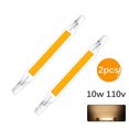 thumbnail image 1 of Bombillas Led 15W 118Mm Bombilla Led Cob 110V 230 V Reemplazar Lámpara Halógena Blanco Cálido Blanco Frío 2 Uds R7S seitruly HA024527-07, 1 of 6