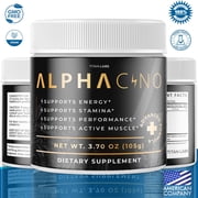 Alphacino Powder Advanced Formula Supplement to Support Active Lifestyle Alpha Cino 60 Servings