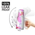 thumbnail image 3 of Butterfly Gift 40oz Tumbler with Handle and Straw, Large Capacity Travel Cup for Hot & Cold Drinks, Double Walled Vacuum Insulated Cup, Butterfly Lover Birthday Gifts for Women Girls, 3 of 6