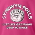thumbnail image 6 of Wild Bobby Synonym Roll Just Like Grammar Used To Make Unisex Crewneck Sweatshirt, 6 of 6