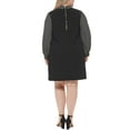 thumbnail image 2 of Tommy Hilfiger Womens Plus Casual Collar Neck Shift Dress, 2 of 2