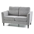 thumbnail image 4 of Mayview Ruthie Loveseat, Light Gray Fabric, 4 of 12