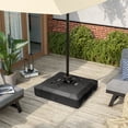 thumbnail image 5 of Pellebant  220 lbs Patio Cantilever Umbrella Base with Wheels - N/A Black, 5 of 9