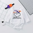 thumbnail image 4 of Odeerbi Baby Pants Toddler Cartoon Witch 2025 Long Sleeve Mesh Shorts Girl Suit, 4 of 9