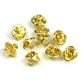 thumbnail image 2 of 125 Pairs Butterfly Clutch Metal Pin Back Replacement with Blank Pins for Craft Making (Gold), 2 of 7