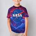 thumbnail image 2 of NASA T-Shirts for Boys Girls, Kids 3D Print Short Sleeve, Unisex Crew Neck Tee Shirts for Youth, 2 of 9