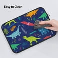 thumbnail image 6 of Bingfone Dinosaurs Laptop Sleeve Case 15 Inch, 360° Protective Computer Carrying Bag, 6 of 9