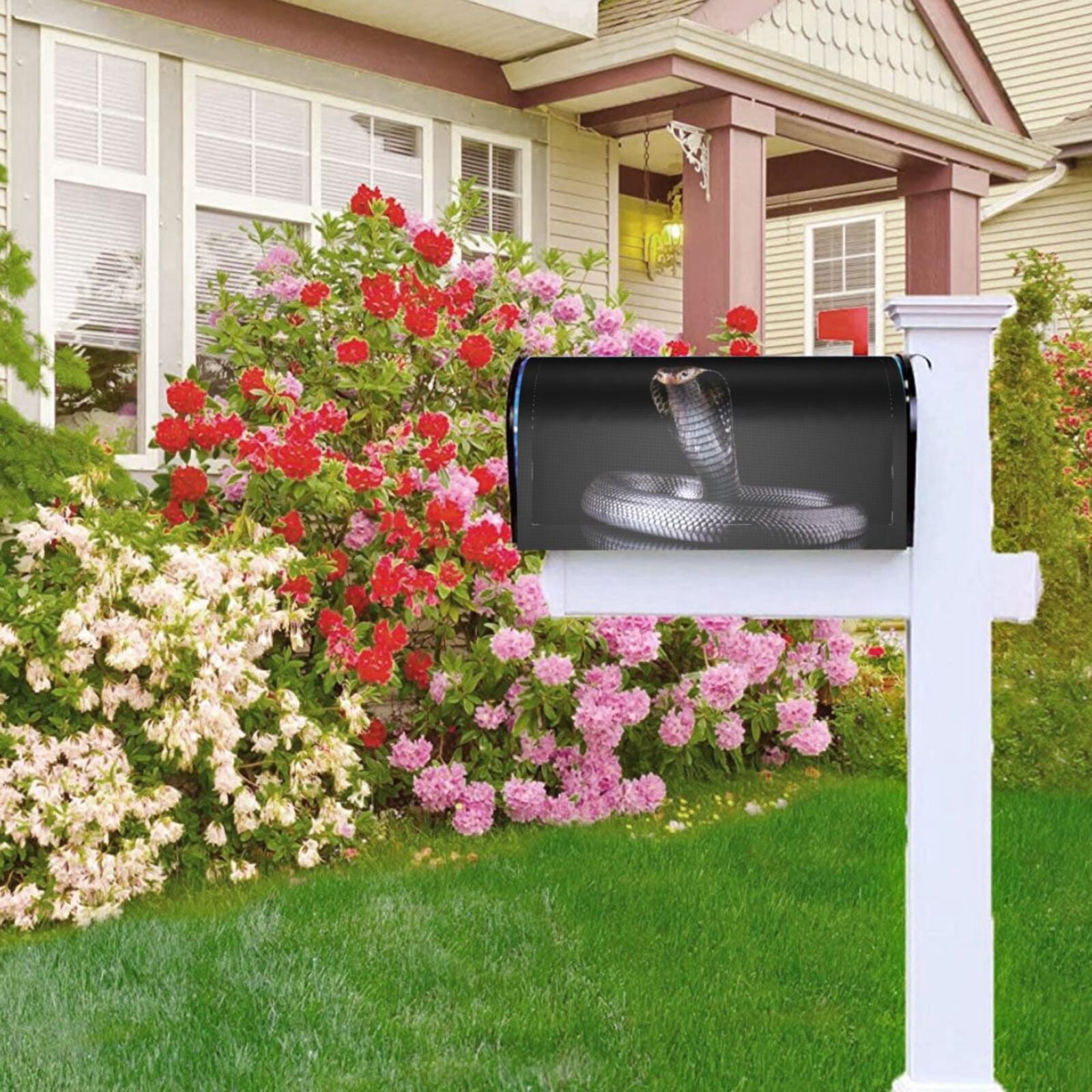 Kdxio Magnetic Mailbox Cover 21x18 in Mailbox Cover Outdoor Decoration Holiday Mailbox Covers for Home Garden Yard-21x18 in