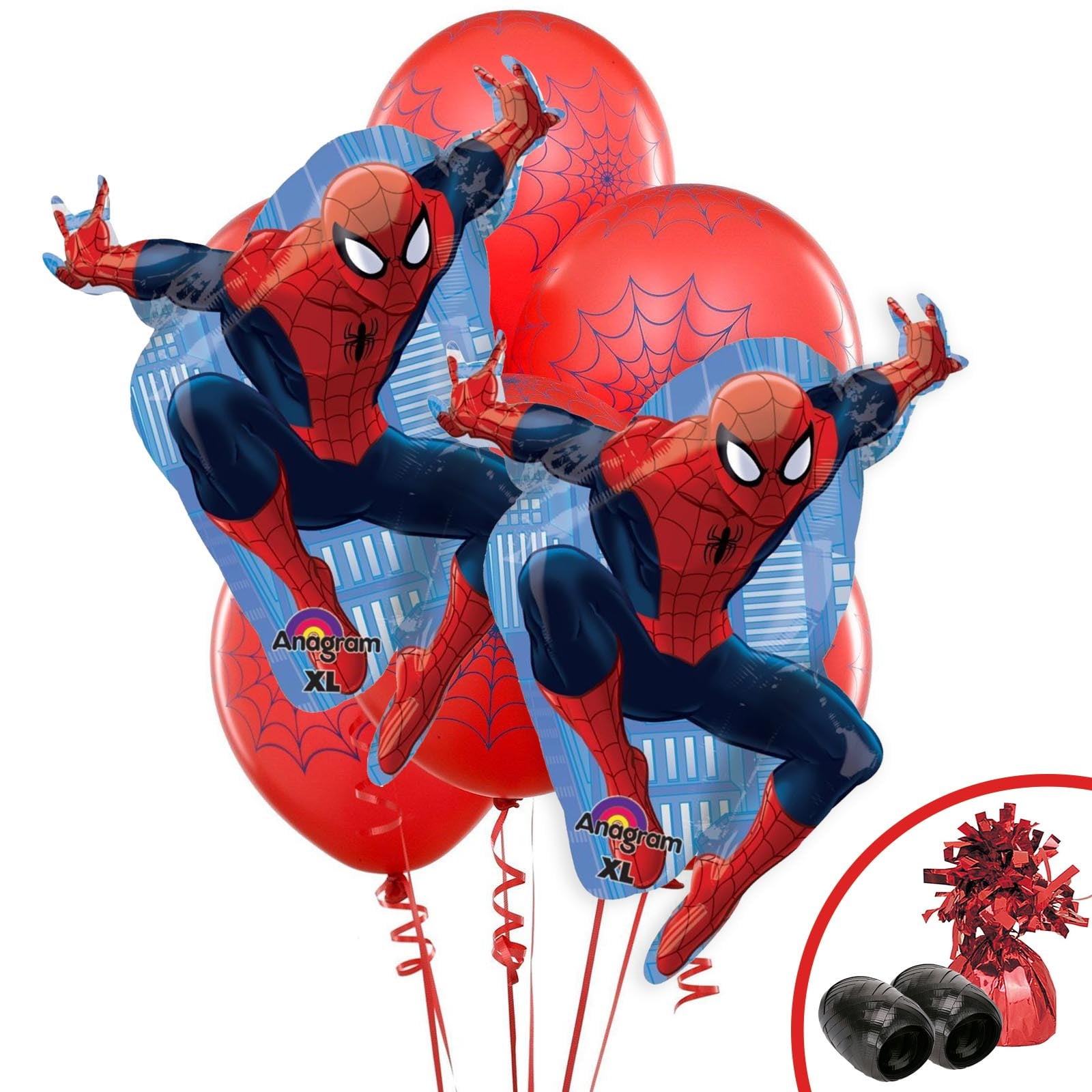 Spiderman bed Wonder Jumbo Balloon Kit