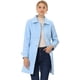 thumbnail image 1 of INSPIRE CHIC Chaqueta de invierno con cuello Peter Pan para mujer Azul S, 1 of 6