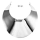 thumbnail image 4 of Gargantilla nacional africana, collares llamativos ajustables, collares punk, collar para Plata sin pulsera, 4 of 7