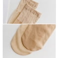 thumbnail image 6 of Women Japanese Student Solid Color Sheer Over Calf Socks Breathable Silk Ultra Thin Knee Length Stockings, 6 of 9