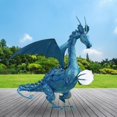 thumbnail image 2 of Estatua De Dragón Con Perla Solar Para Jardín Al Aire Libre, Adornos Artesanales De Resina Para Patio, Césped O Balcón seitruly FN006628-03, 2 of 4