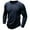 Navy Tops, variant on Dagegui Mens Casual T-Shirts Long Sleeve Crewneck Shirt Gym Workout Athletic Tee Shirts Pullover Tops Black S