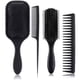 thumbnail image 1 of Juego de 4 cepillos de paleta para desenredar el cabello y peine para hombres y mujeres, cabello largo, grueso, fino y rizado natural., 1 of 8