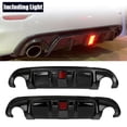 thumbnail image 3 of Rear Bumper Diffuser Lip Spoiler Modification Trim Cover Fit For Infiniti Q50 Standard 2014 2015 2016 2017, 3 of 7