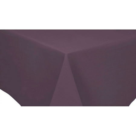 

60 x 86 Oval Purple Solid Color Table Cloth