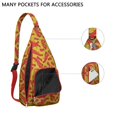 thumbnail image 2 of 4-Pockets Cross Body Bags for Woman Men,Cute Sea Life Sling Bag Chest Bag with Adjustable Strap Women's Crossbody Bags for Outdoors Hiking Traveling, 2 of 4