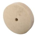 thumbnail image 1 of Rueda de Pulido de Pulido de Lana 1 PC 100x25 mm 4 "Ruting beige, 1 of 7